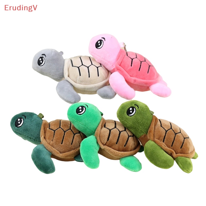 [ErudingV] Búp Bê Nhồi Bông Mềm Mại Hình Rùa Biển Hoạt Hình Trang Trí Ba Lô / Móc Khóa [Mới]