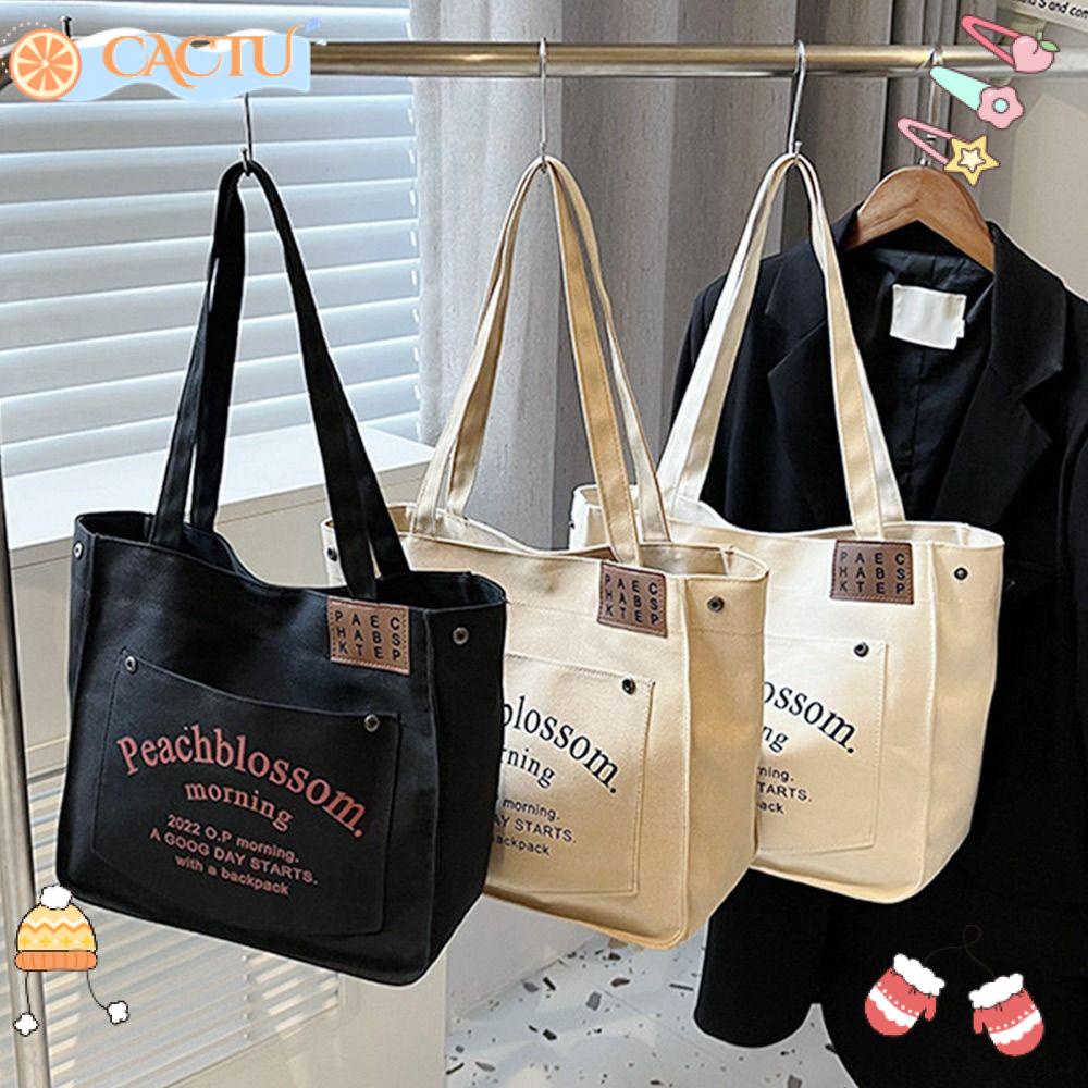 CACTU Túi Đeo Vai Sức Chứa Lớn Thời Trang Tiện Dụng Cho Học Sinh