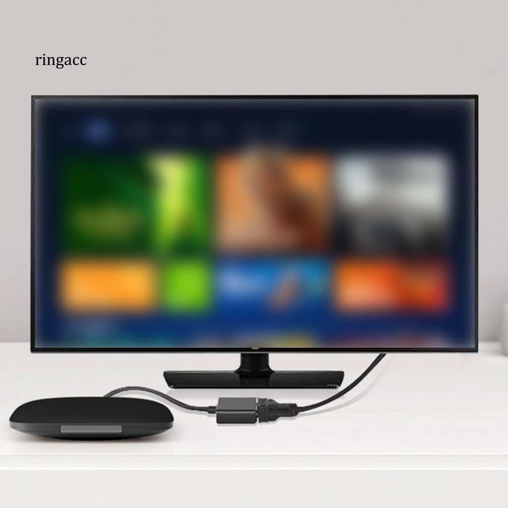 Giắc Chuyển Đổi 3.5mm Sang Cổng Micro USB Mạ Vàng 1080P HDMI Cho Máy Tính