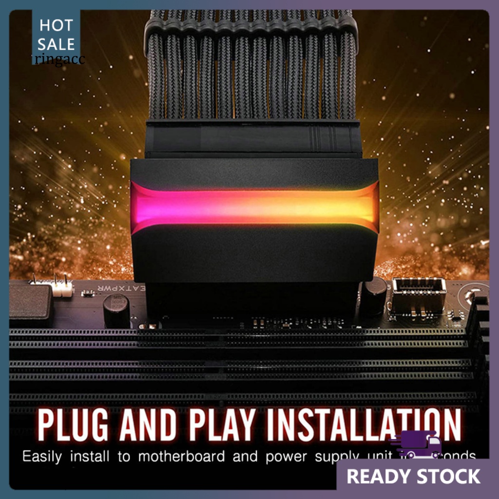 Bo Mạch Chủ Chuyển Đổi Nguồn Điện ARGB 24P Sang 90 Độ Chuyên Dụng Cho Bo Mạch Chủ Máy Tính