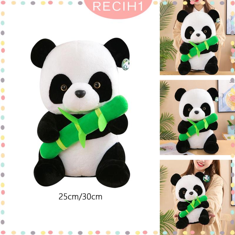 [Recih] Gối Nhồi Bông Hình Gấu Trúc Dễ Thương Dành Cho Bé Trai Và Bé Gái