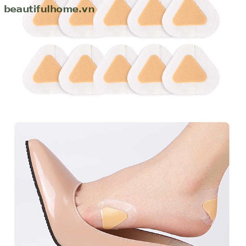 Bộ 10 Miếng Dán Bảo Vệ Gót Chân Chống Thấm Nước Và Chống Blis