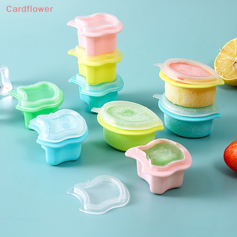 Bộ 4 Khuôn Làm Đá Viên Có Nắp Tái Sử Dụng Tiện Lợi