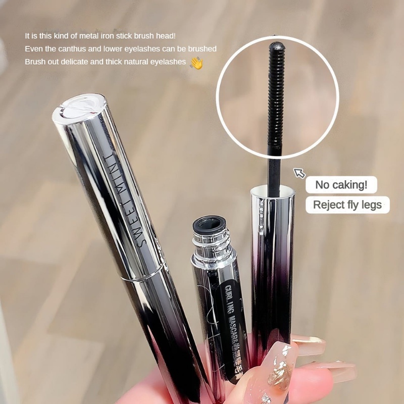 Mascara Sợi Tơ Chống Nhòe Chống Thấm Nước Lâu Trôi Chuốt Dài / Cong Mi Tự Nhiên