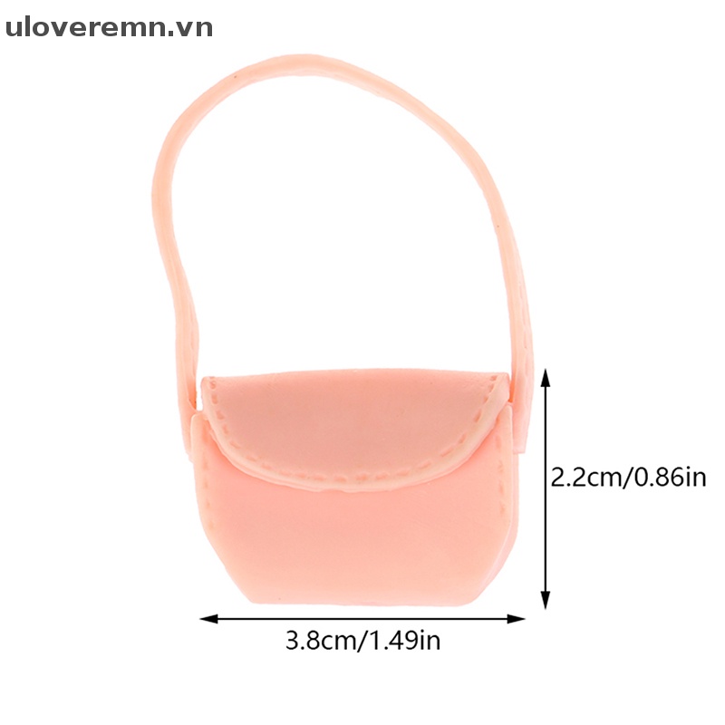 1 Túi Xách Đeo Vai Mini Trang Trí Nhà Búp Bê 1: 12