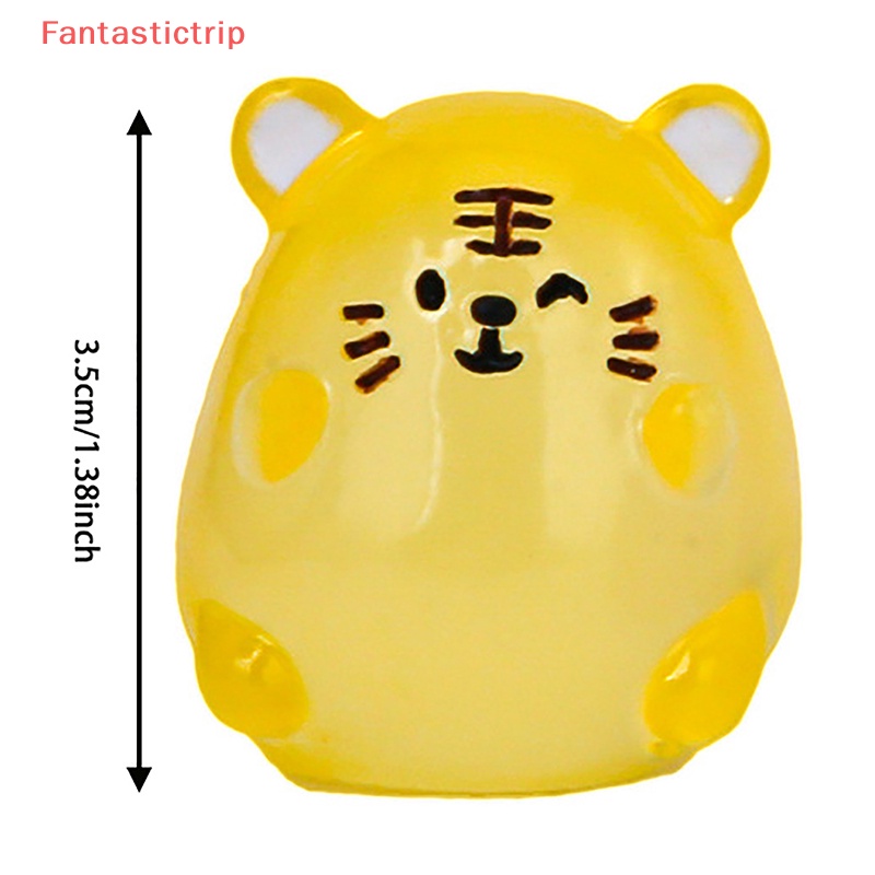 Set 2 Đồ trang trí Hổ Dạ Quang Bằng Nhựa Resin Trang Trí Tiểu Cảnh / Sân Vườn / Tiệc Tùng Mới