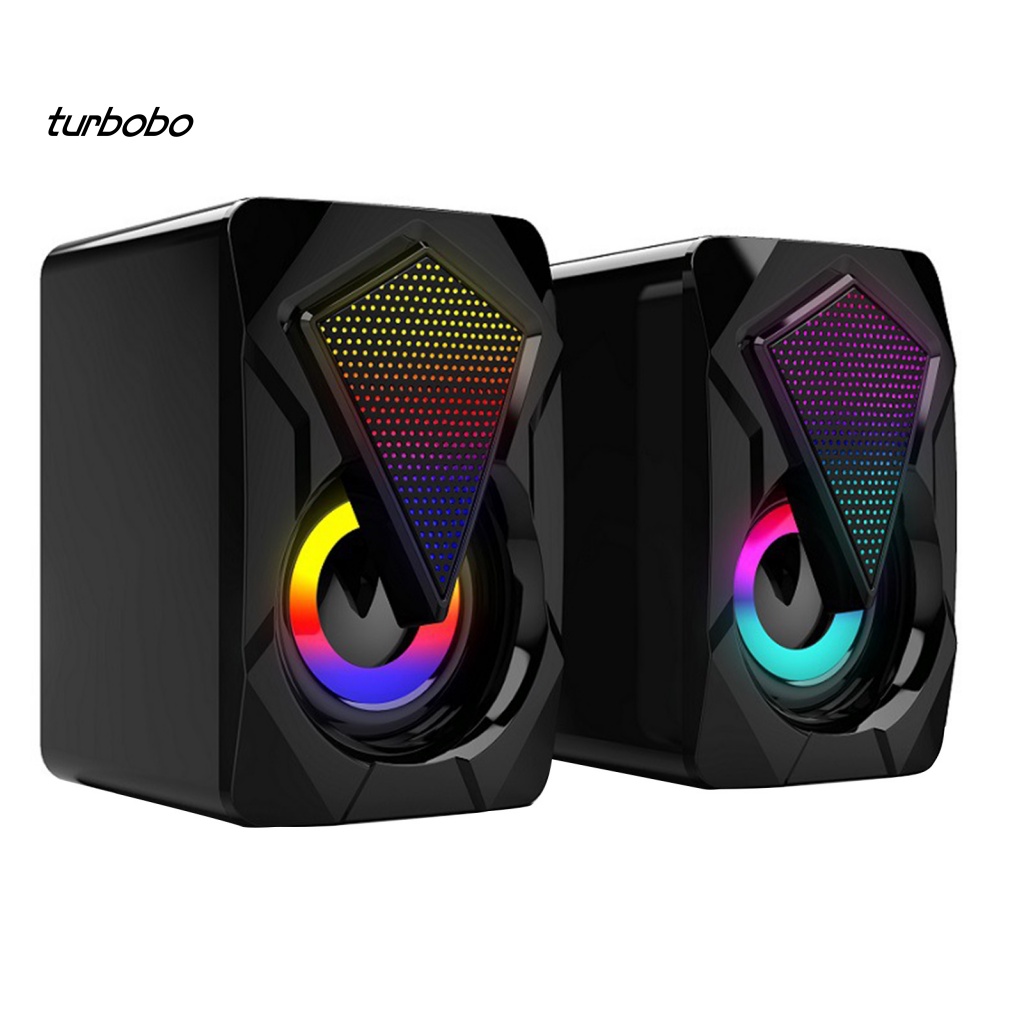 Set 2 Loa Âm Thanh Subwoofer Cổng USB Dành Cho Văn Phòng / Nhà Cửa