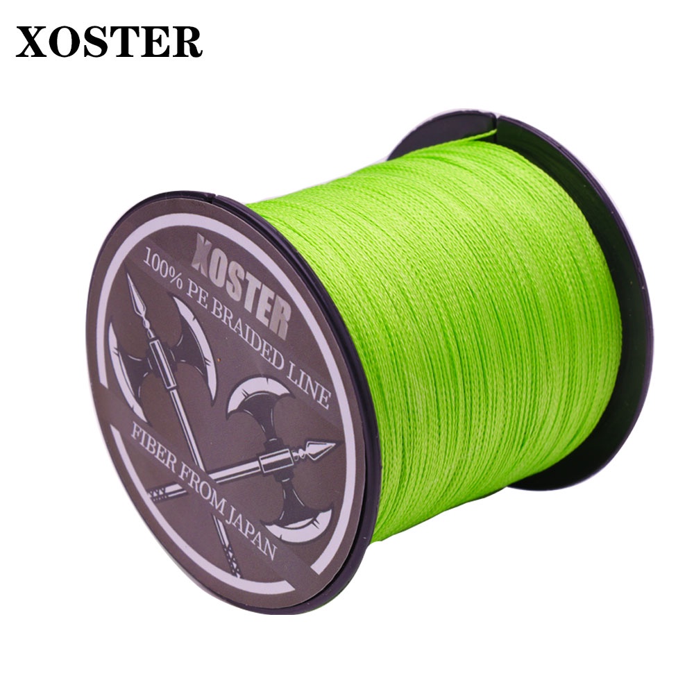 Cuộn Dây Câu Cá Pe Bện Sợi Pe Pe XOSTER X4 / X8 300M 500M 1000M 100% Chất Lượng Cao