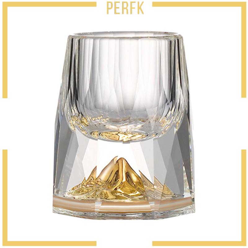 Bình Nước Thủy Tinh 15ml Thiết Kế Lá Vàng Phong Cách Trung Hoa