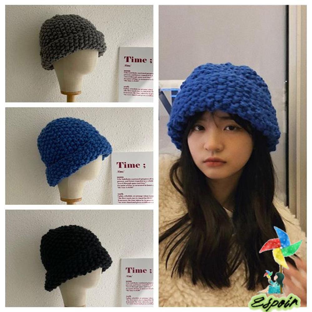 Mũ Beanie Dệt Kim Thời Trang Thu Đông Cho Nữ