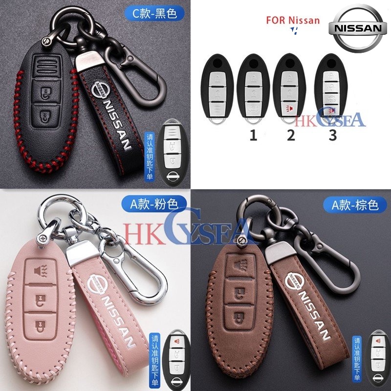 Hộp Đựng Chìa Khóa Điều Khiển Từ Xa 3,4 Nút Cho Nissan Rogue XTrail T32 T31 Qashqai J11 J10 Kicks Tiida Pathfinder Murano Juke Versa Note Infiniti Navara