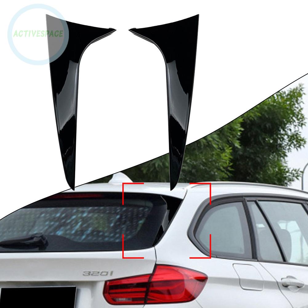 Side Spoiler Accessories Easy To Install Gloss Black Parts Plastic 2 Pcs【BMW】