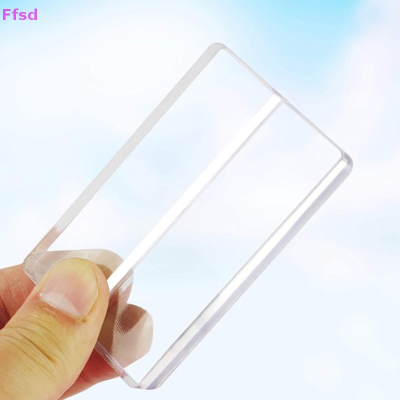 1 Giá Đỡ Trưng Bày Thẻ / Danh Thiếp Bằng Acrylic Trong Suốt Tiện Dụng Cho Văn Phòng / Menu Meeg