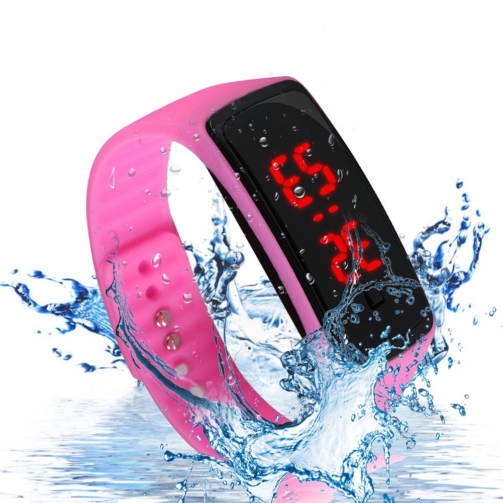 Đồng Hồ LED Dây Silicone Thể Thao Cho Nam Và Nữ