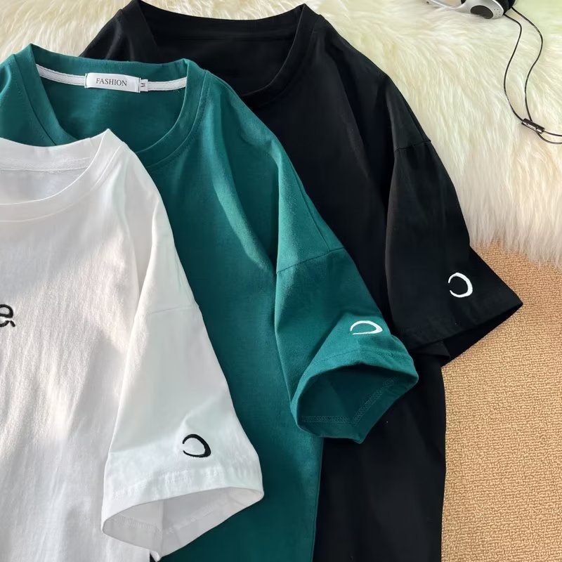 Áo Thun Cotton Ngắn Tay Phong Cách Đường Phố Cho Nam