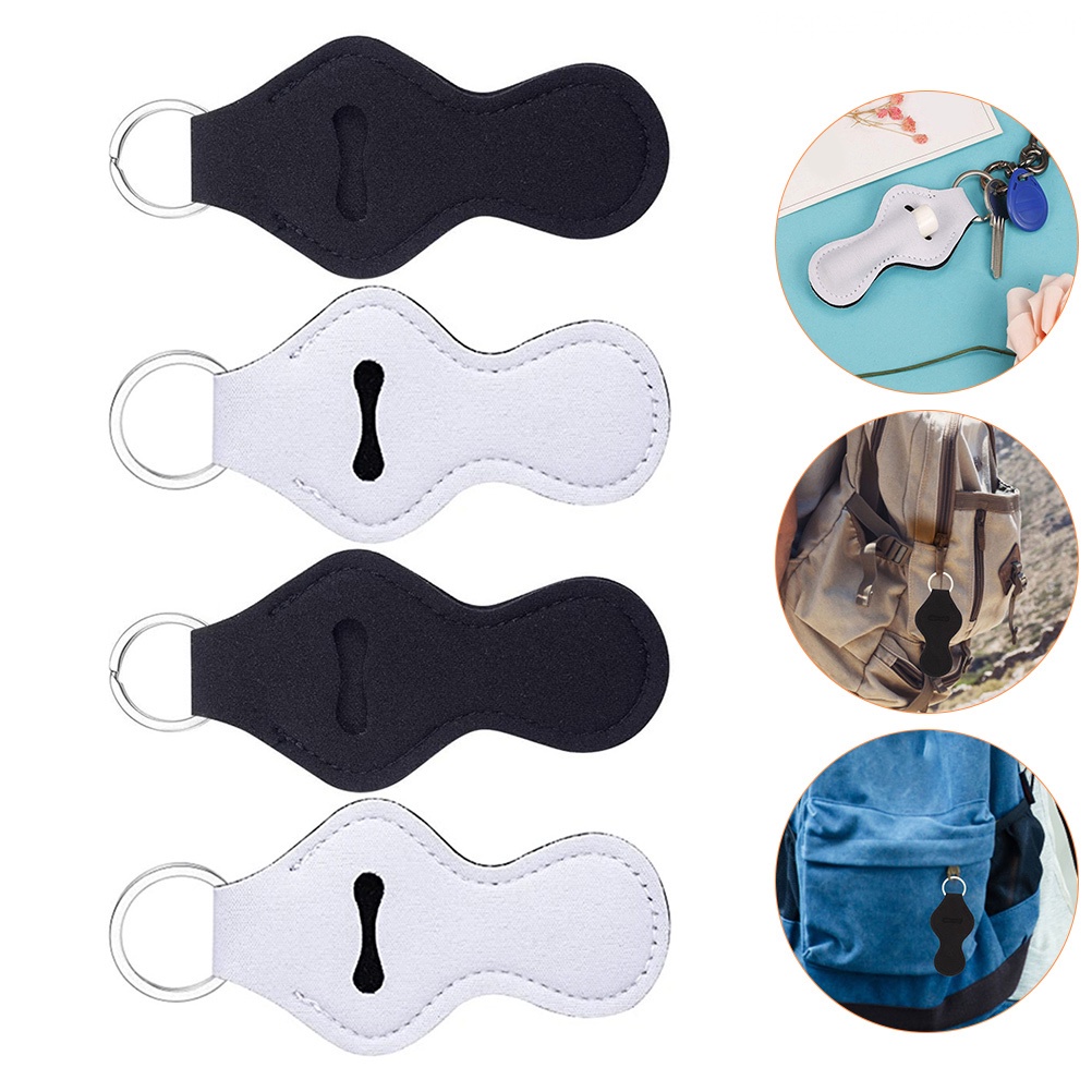 Set 4 Giá Đỡ Son Môi Kèm Móc Khóa Tiện Lợi