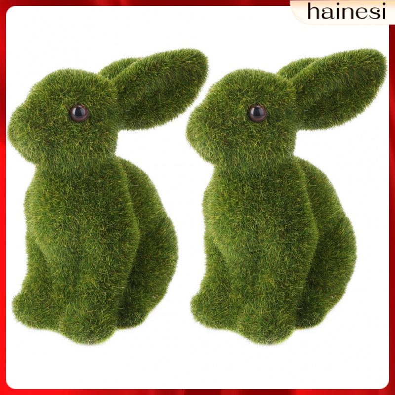 Set 2 Mô Hình Thỏ Phục Sinh Mini Dùng Để Trang Trí