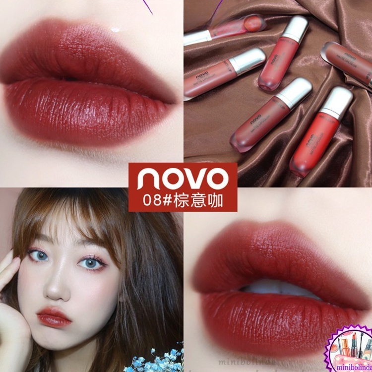 Son kem lì Novo Big Ultra HD bền màu chống trôi Sena Beauty