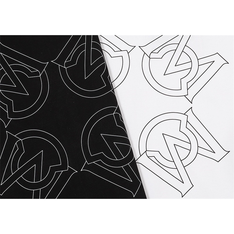 Mo ^ &amp; NC88- Áo Thun Bóng Rổ Da Tay Ngắn In Logo Thỏ Phun Kỹ Thuật Số Phiên Bản Giới Hạn Cho Nam Và Nữ