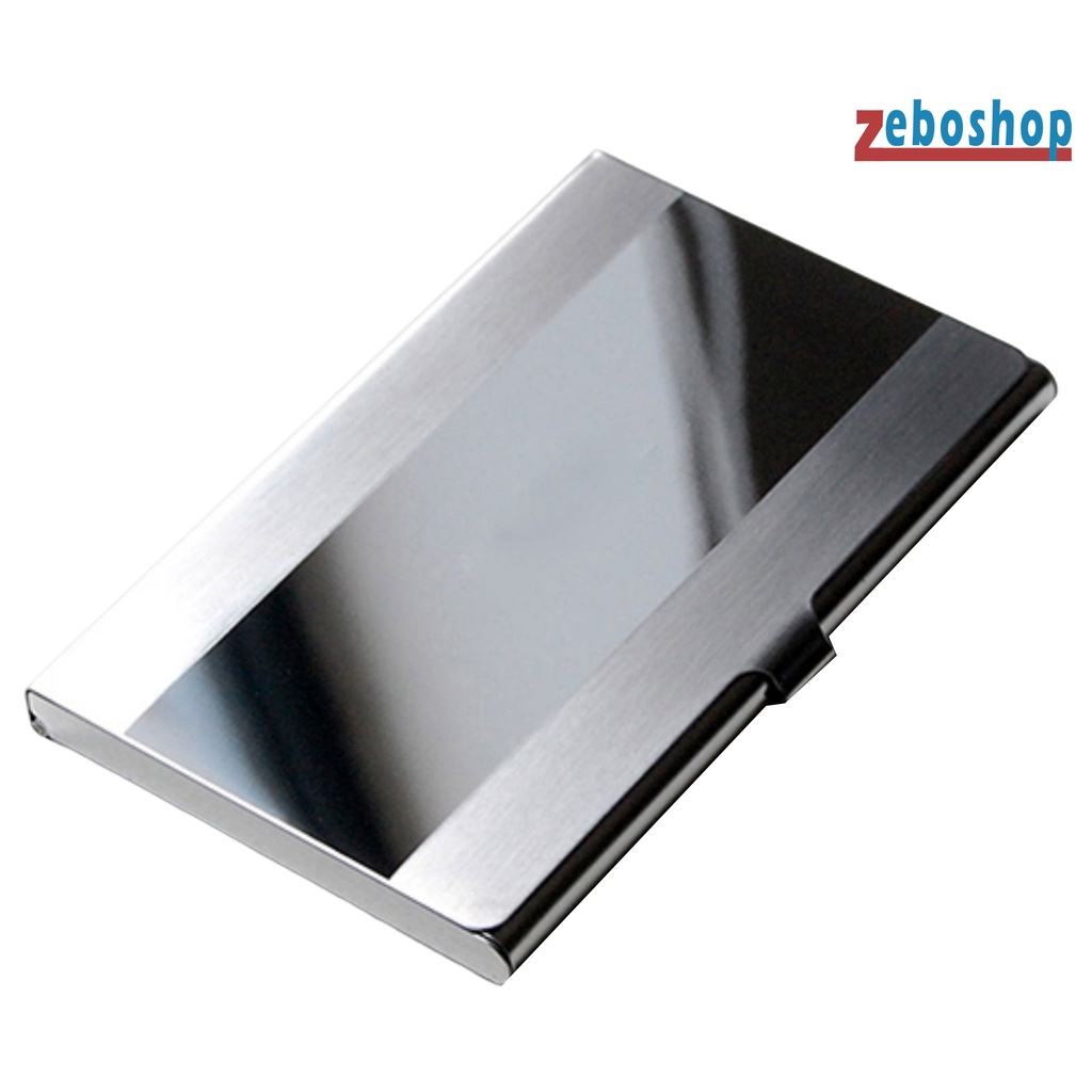 Ốp Điện Thoại Bằng Thép Không Gỉ Có Ngăn Đựng Thẻ Thời Trang