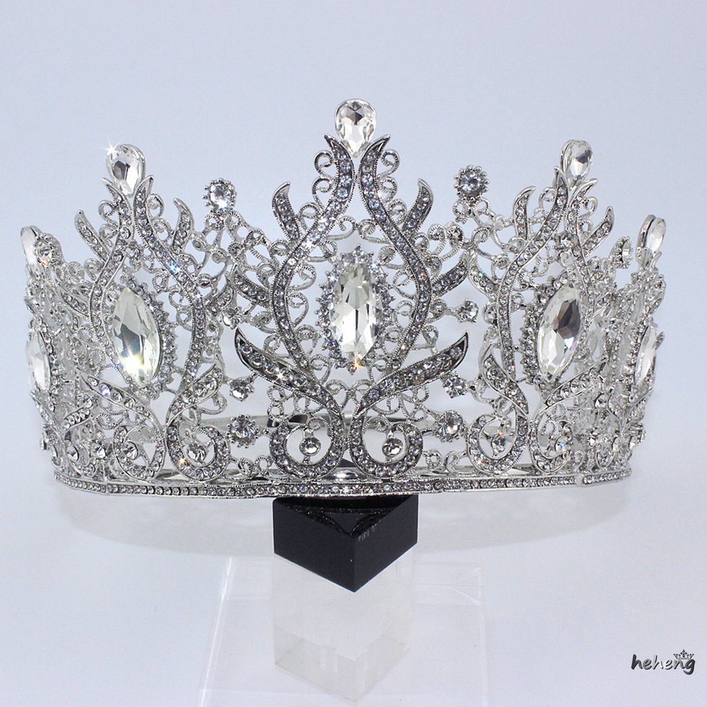 Cài Tóc Hình Vương Miện Đính Đá Lấp Lánh