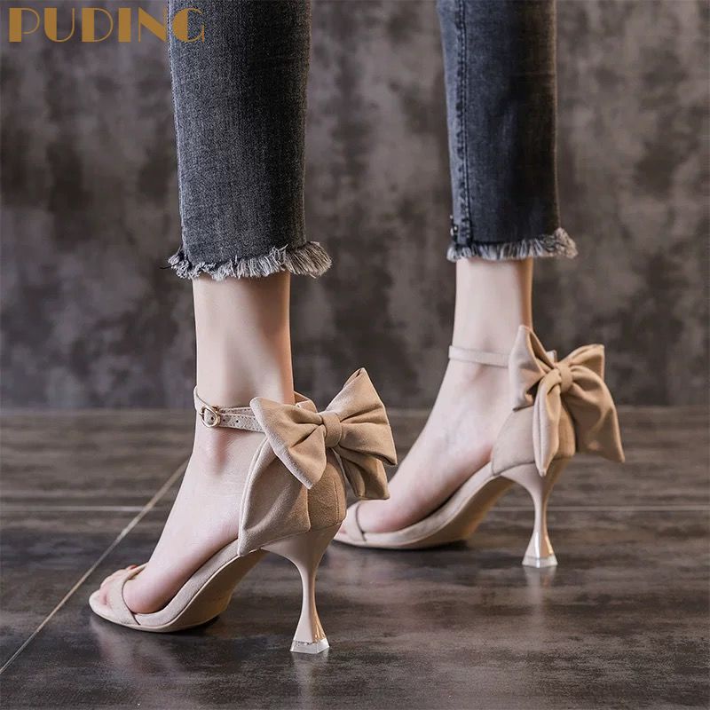 (7cm).One Giày Cao Gót Hở Mũi Phong Cách Hàn Quốc Quyến Rũ Dành Cho Nữ