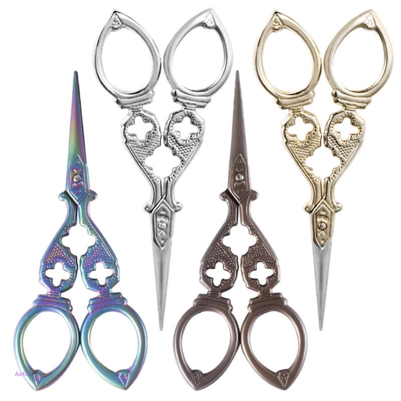 Kéo Cắt Vải Thêu Thủ Công Bằng Inox Kiểu Vintage