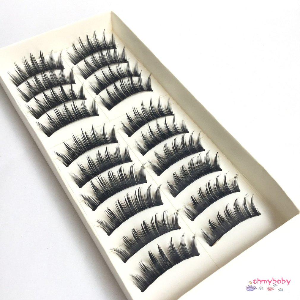 [OMB] 20 Cái/bộ Handmade Chất Lượng Cao Cho Nữ Thời Trang Lông Mi Giả Dài Mềm Mại Đựng Mỹ Phẩm Dụng Cụ Làm Đẹp [Z/13]