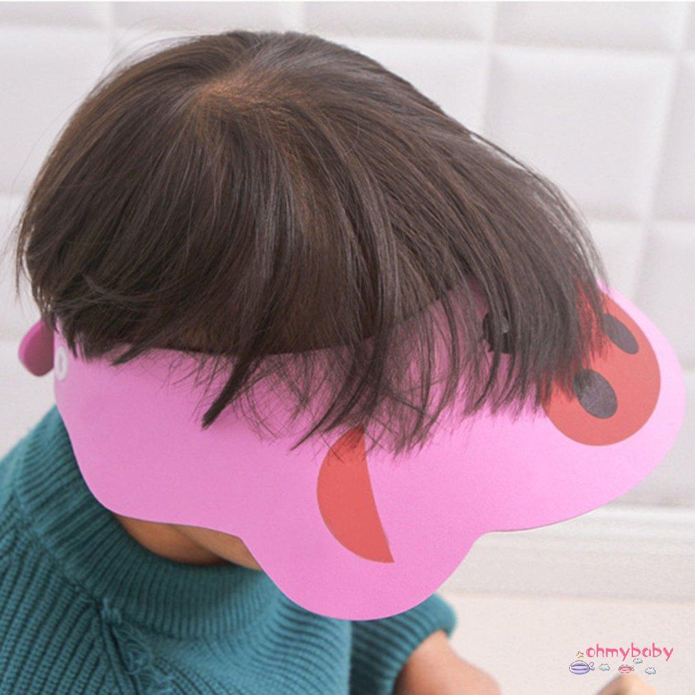 [InStock] Nón Tắm Có Thể Điều Chỉnh Cho Trẻ Sơ Sinh Tập Đi Em Dầu Gội Rửa Tóc Lá Chắn Trực Tiếp Áo Mũ Chăm Sóc [Z/2]