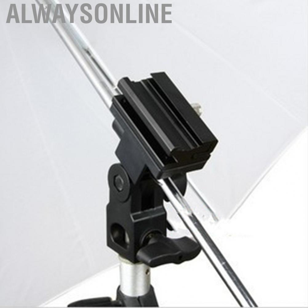 Alwaysonline Photo Flash Adapter  Sturdy Bracket Mount Adjustable Size for Shooting