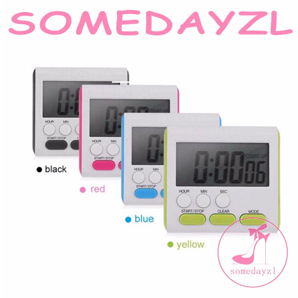 Đồng Hồ Hẹn Giờ Điện Tử Màn Hình LCD Kèm Giá Đỡ Đa Năng Tiện Dụng Cho Nhà Bếp