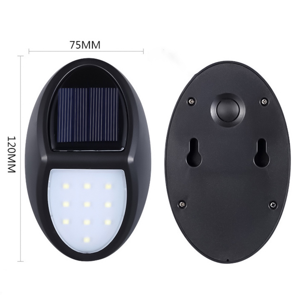 Đèn LED Năng Lượng Mặt Trời Gắn Tường Chống Thấm Nước Dễ Lắp Đặt Phù Hợp Cho Sân Vườn