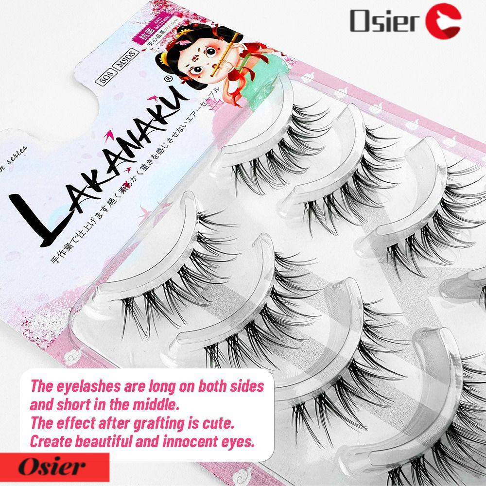 1 Cặp Lông Mi Giả Thân Trong Suốt Hình Hoa Hướng Dương Handmade Dành Cho Người Mới Tập Trang Điểm