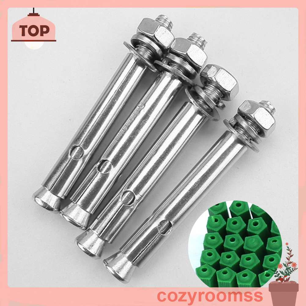 Set 100 Đinh Vít Nhựa M6 Gắn Tường Chuyên Dụng Cao Cấp