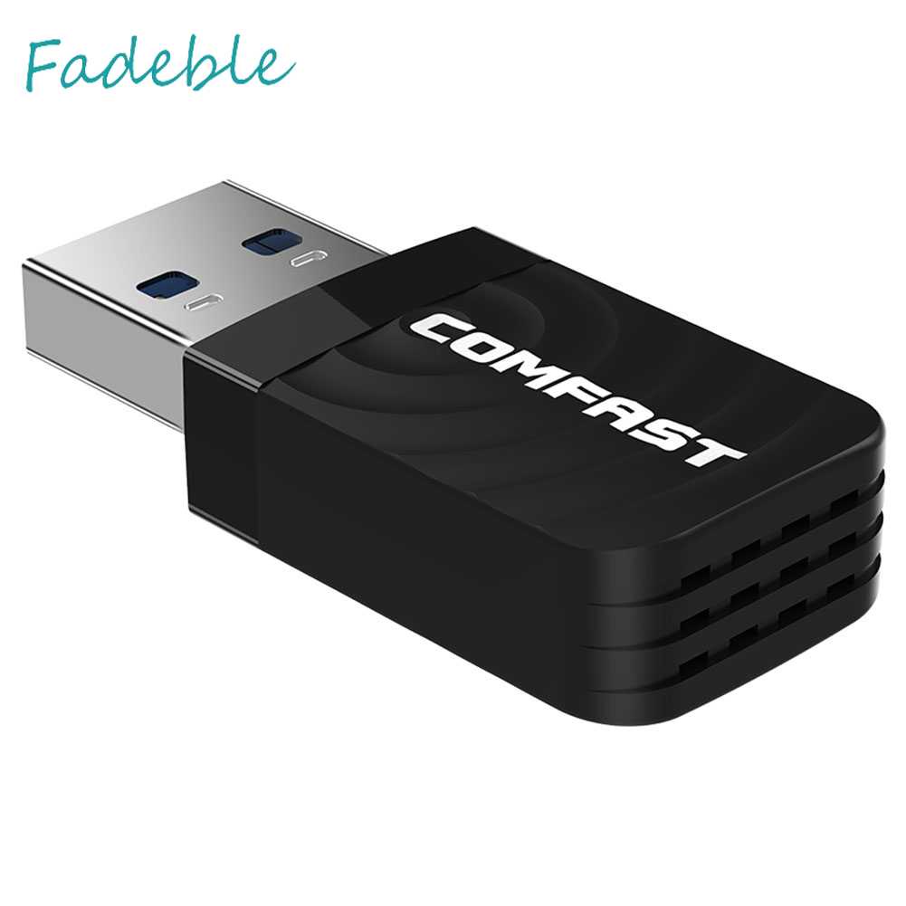 Thẻ Mạng Không Dây USB COMFAST 1300Mbps 802.11 b / g / n