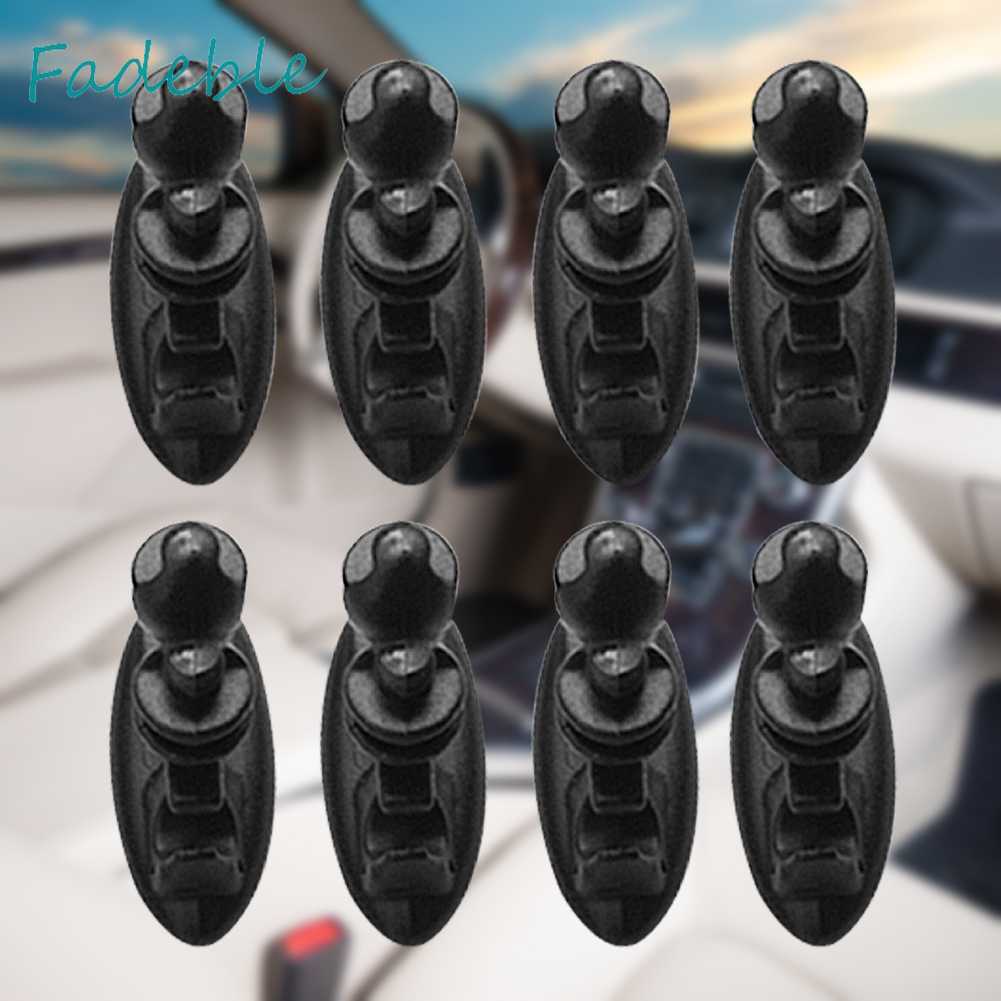 Set 8 Kẹp Cố Định Dây Cáp Đa Năng Màu Đen