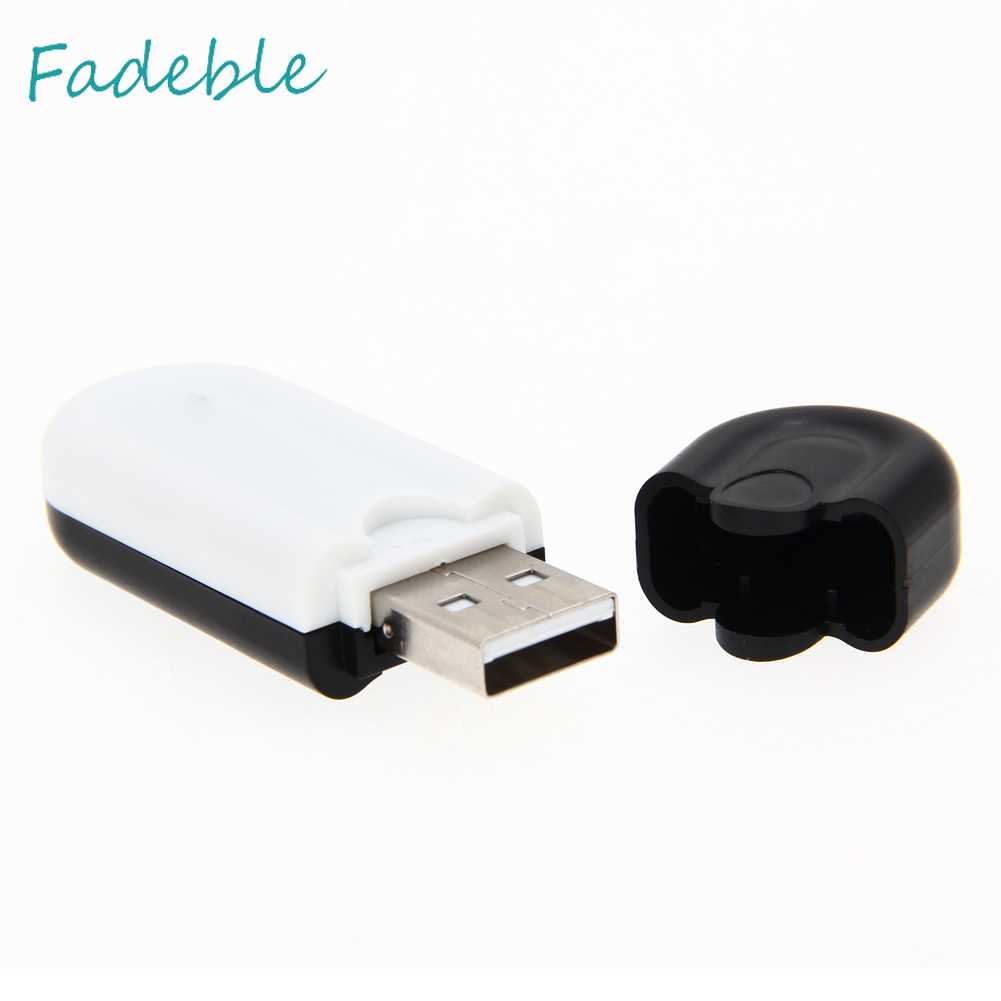Usb Nhận Tín Hiệu Bluetooth Cho Xe Hơi Kèm Cáp Âm Thanh Đầu Cắm 3.5mm