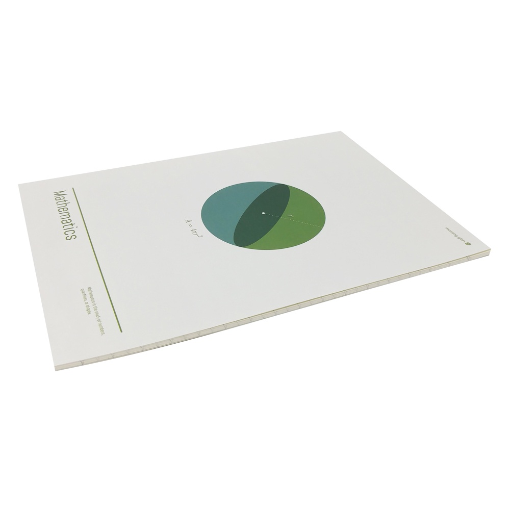 Sổ Toán Học Chống Lóa - Mỏi Mắt - Morning Glory 10314-88614 - Mẫu 1 - Màu Trắng