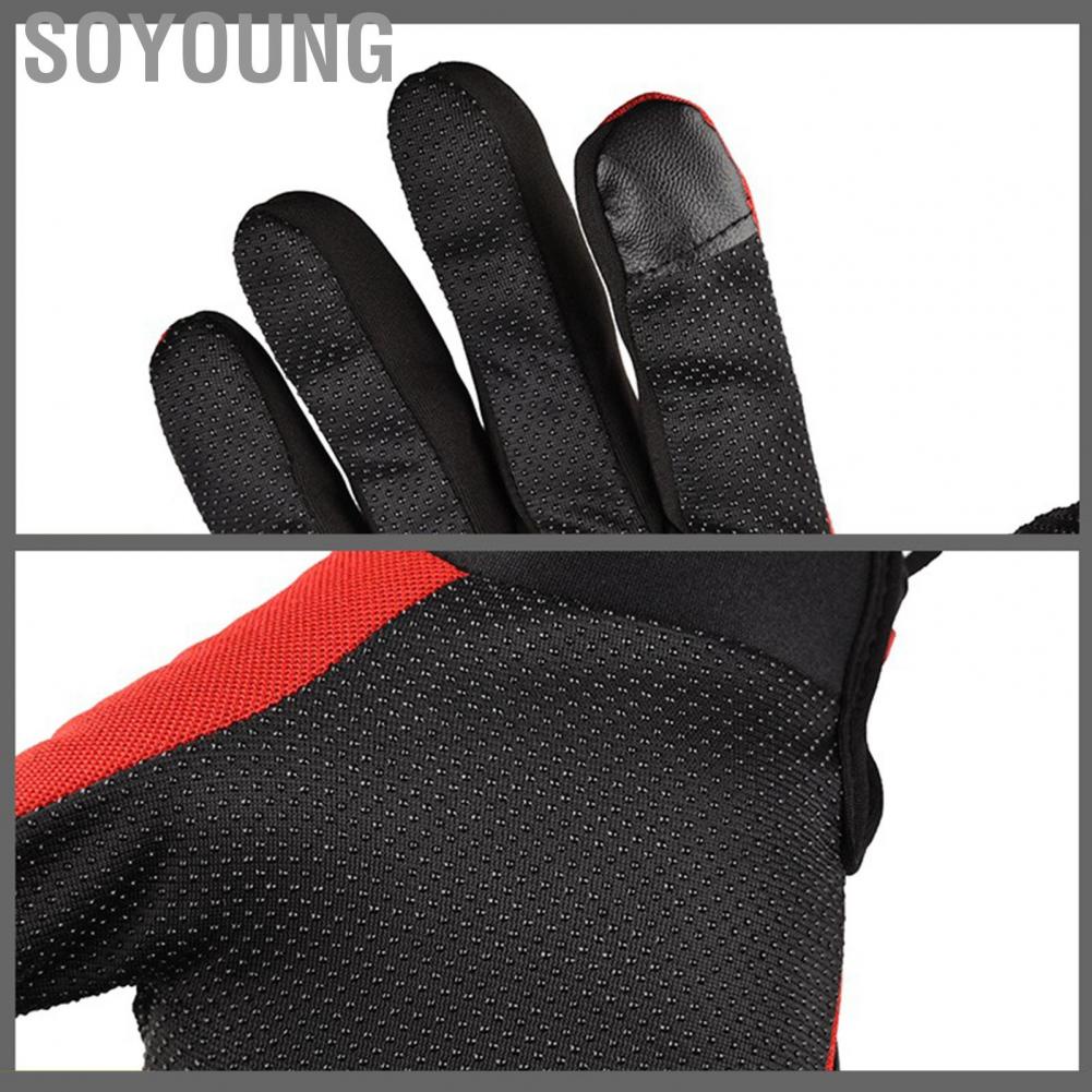 Soyoung Motorcycle  Touchscreen Hard Knuckle Powersports Racing for Mountaineering Cycling Aerobics