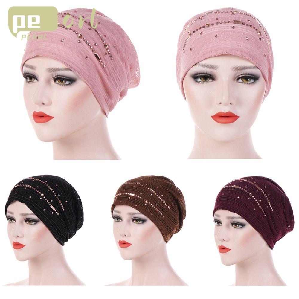 .Khăn Turban Ren Mỏng Mềm Mại Thoáng Khí Phong Cách Hồi Giáo