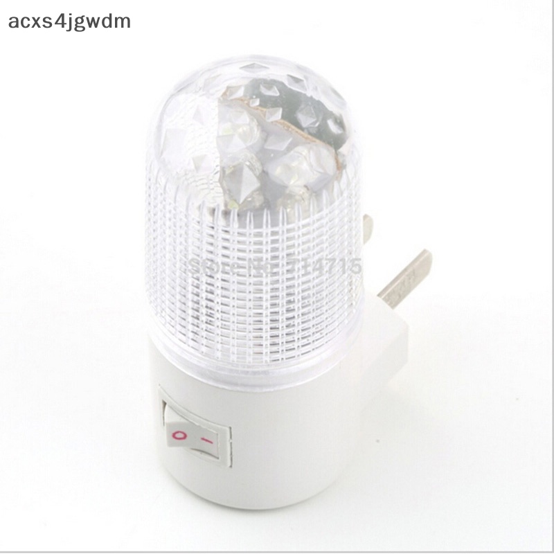 4 LED Tường gắn phòng ngủ đêm đèn ánh sáng cắm ánh sáng bóng Đèn AC 3W mới
