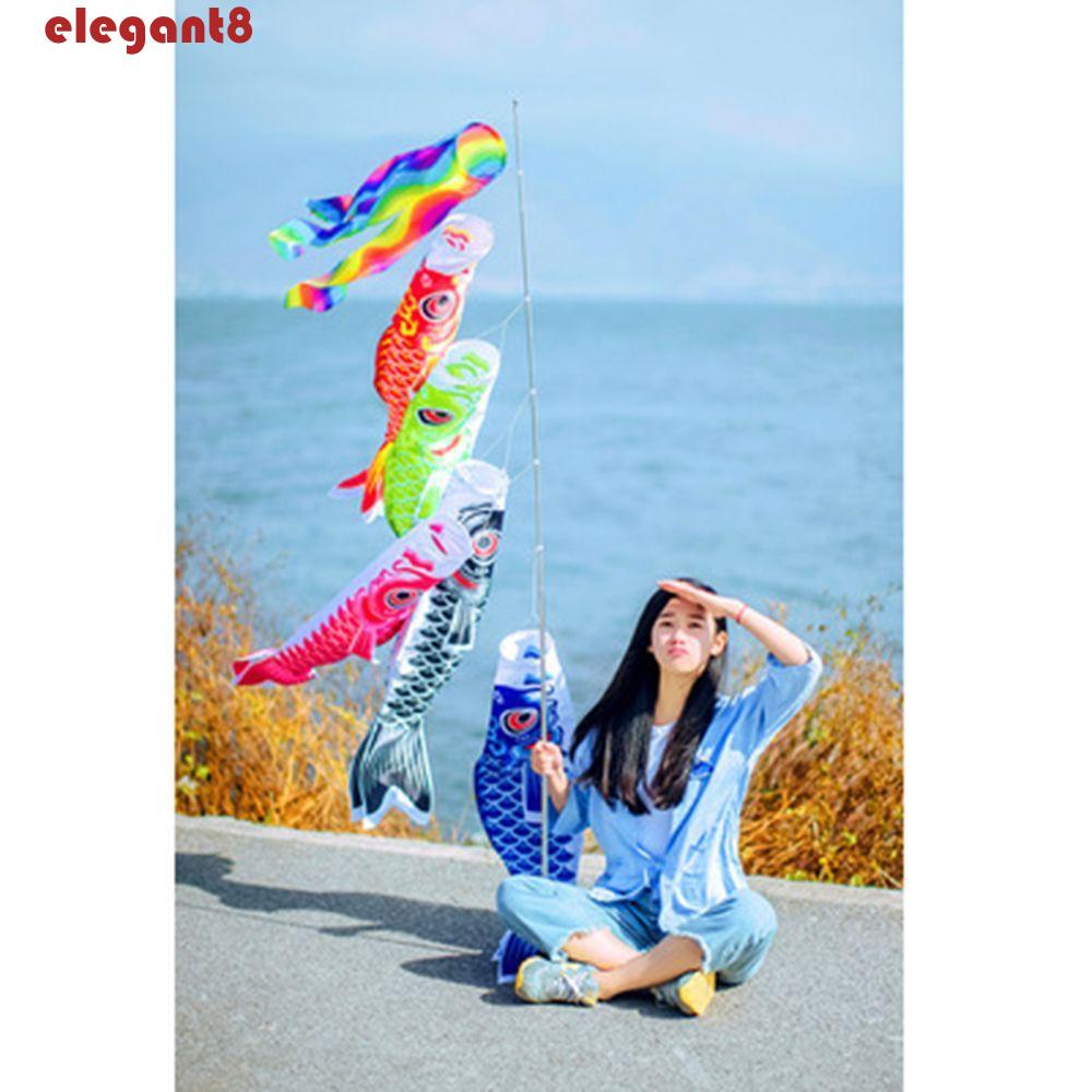 Cờ Cá Chép Trang Trí Vườn Thiết Kế Mới 40cm