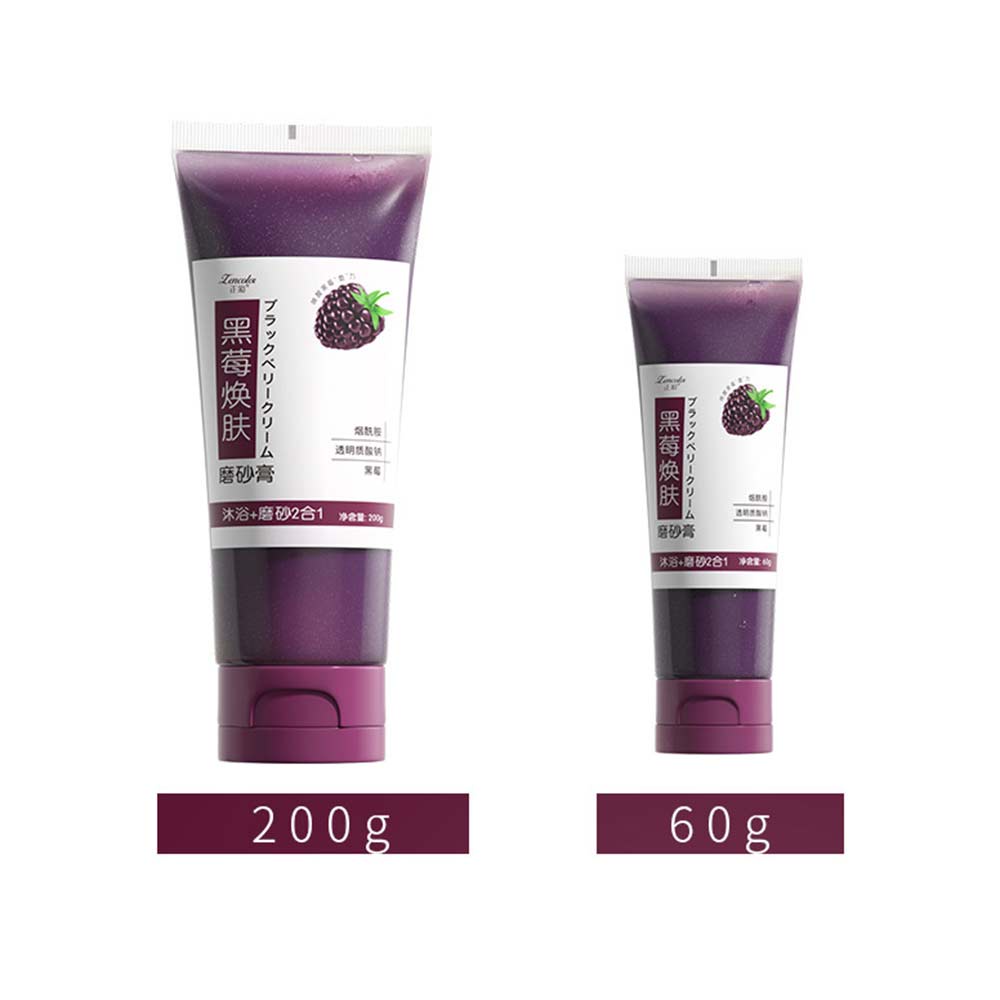 Kem Tẩy Tế Bào Chết Toàn Thân Chiết Xuất Quả Mọng Đen Niacinamide