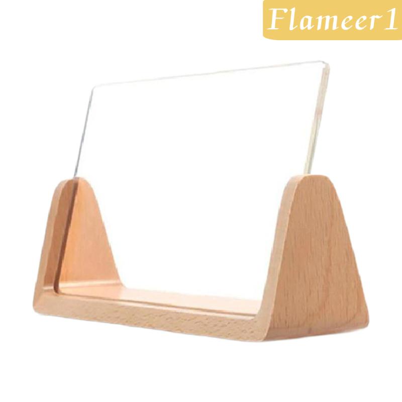 [Flameameer1] Khung Ảnh + Đế Gỗ Trưng Bày Nghệ Thuật Cho Phòng Khách / Văn Phòng
