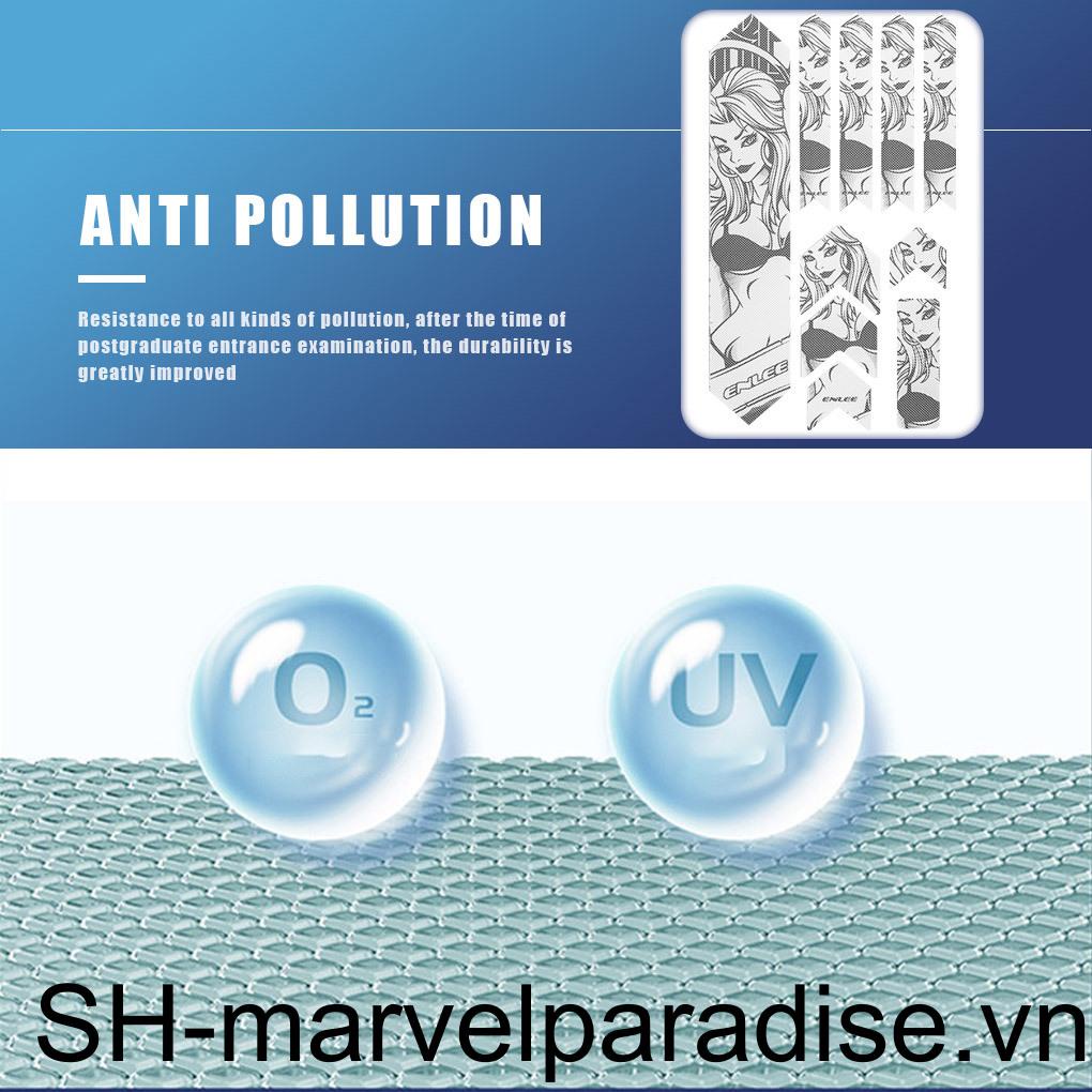 Miếng Dán 3D Bảo Vệ Khung Xe Đạp Leo Núi Chống Trầy Tháo Rời Được Tiện Lợi Ốp