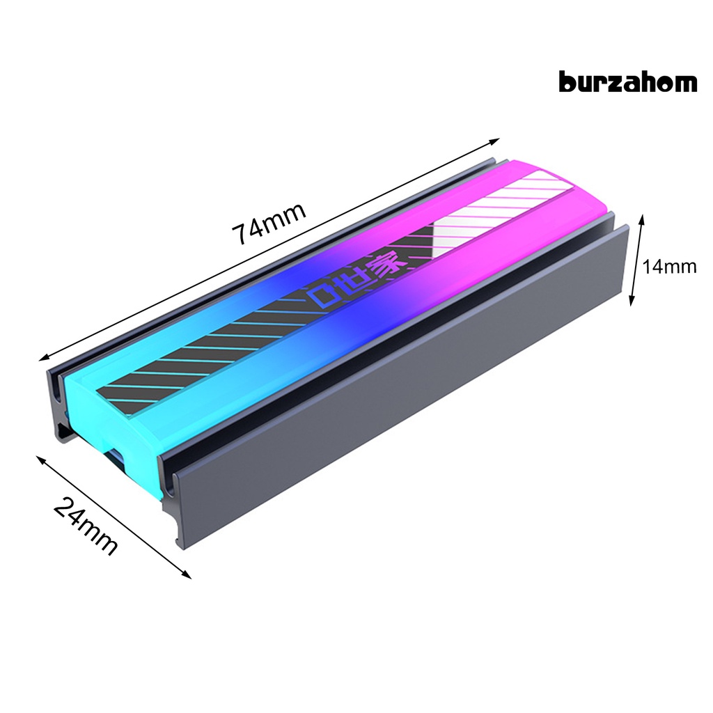 Đế Tản Nhiệt Ổ Cứng SSD ARGB M.2 2280 5V 3Pin SSD Chuyên Dụng