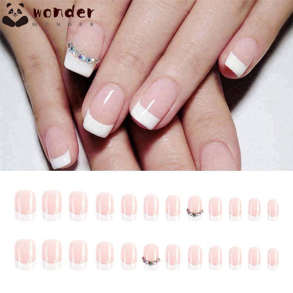 Set 24 Móng Tay Giả Có Thể Tháo Rời