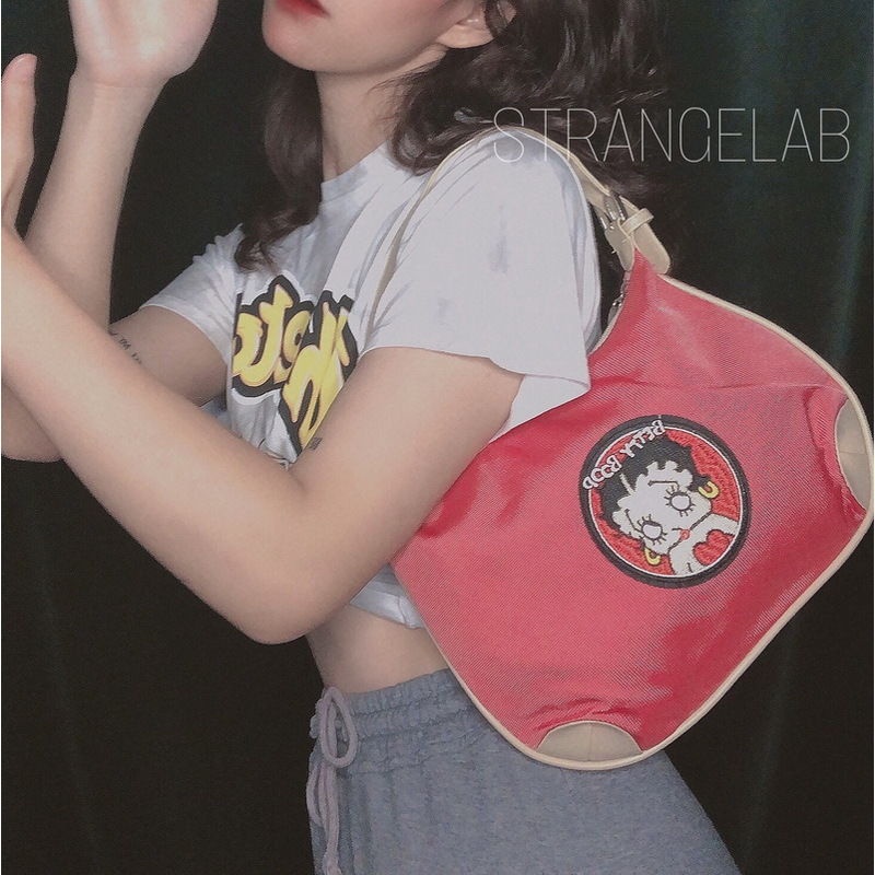 Sản Phẩm Tốt Tốt Túi Nhỏ Đeo Dưới Cánh Tay Phong Cách Retro Mỹ Miss BB Local Mát Mẻ ins