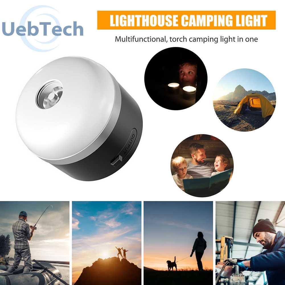 Đèn LED Cắm Trại Nam Châm Chống Nước IP65 3600mAh