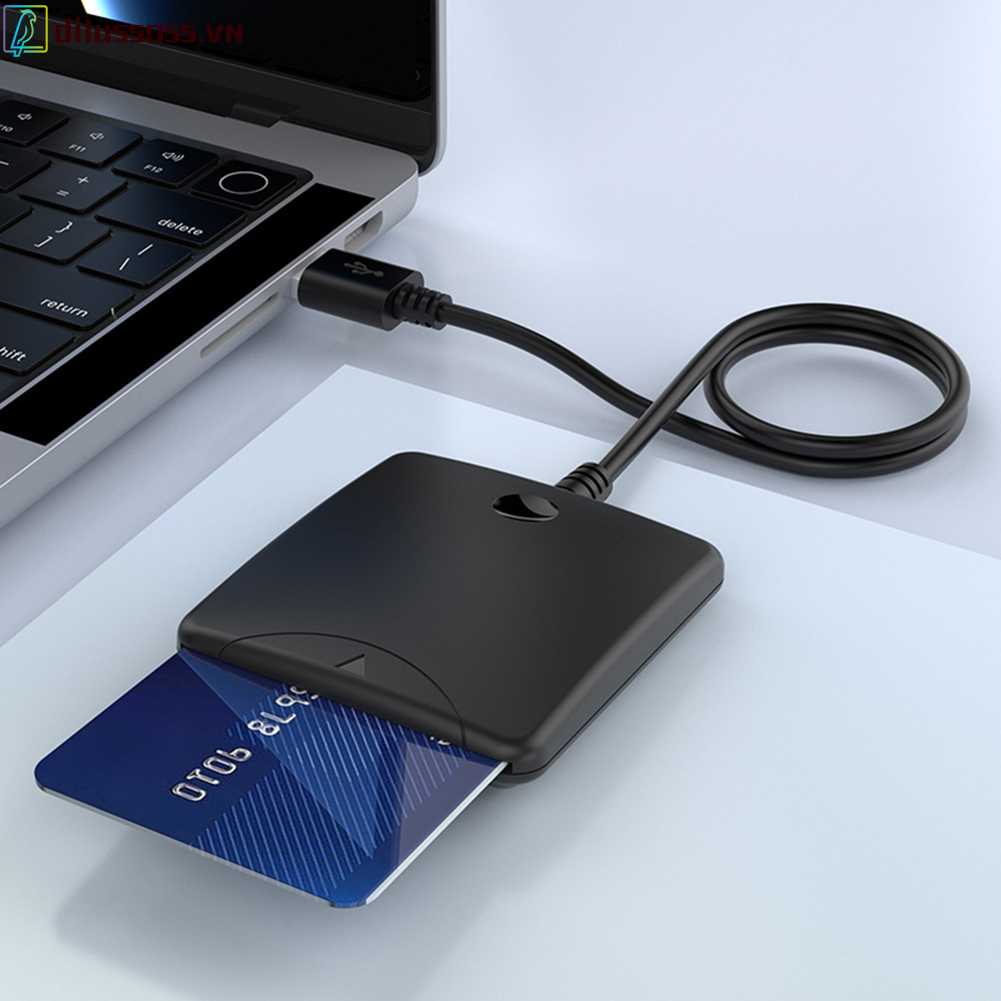 Đầu Đọc Thẻ Nhớ Thông Minh Usb 2.0 IC / ID / SIM Nhỏ Gọn Tiện Dụng